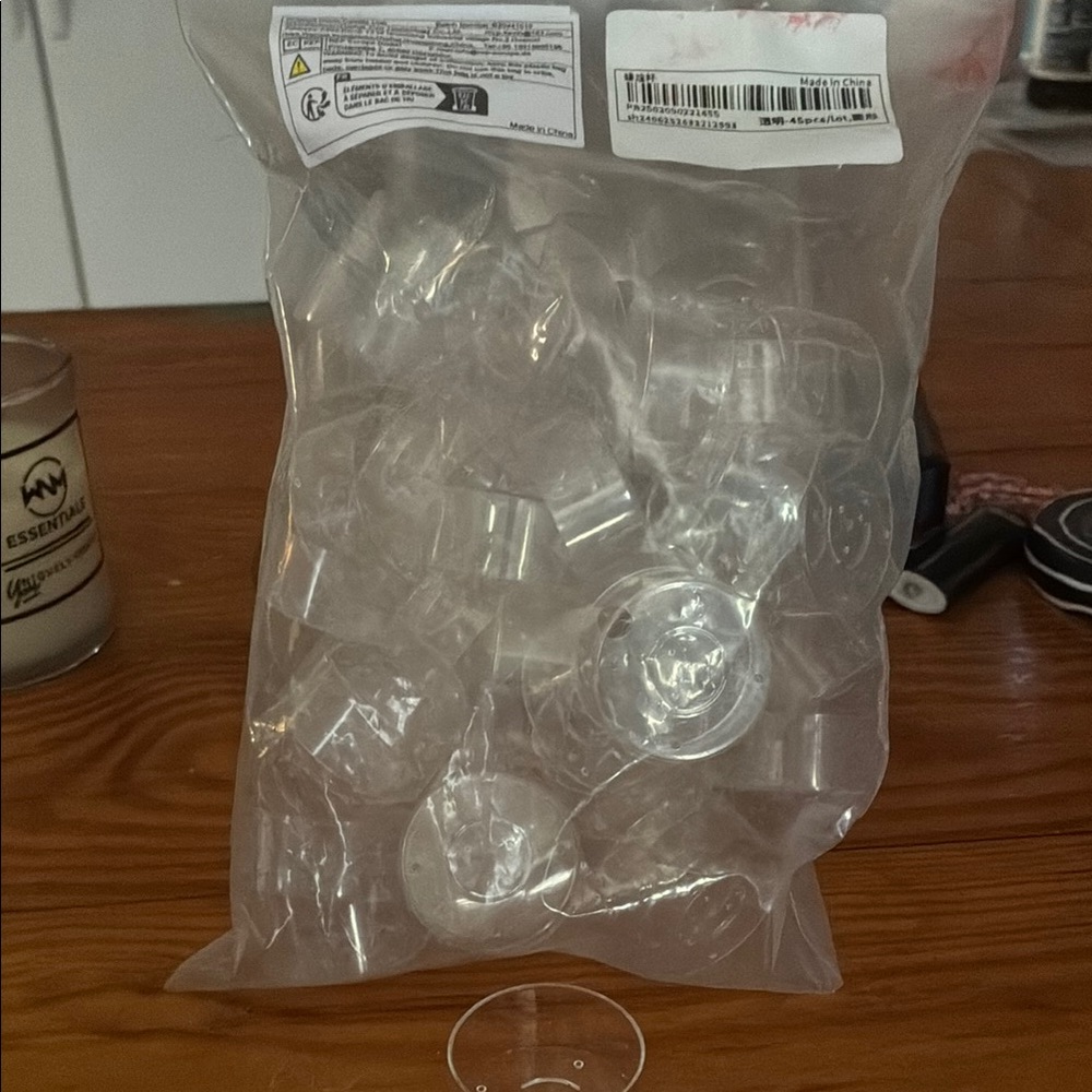 Clear Plastic Shot Glasses